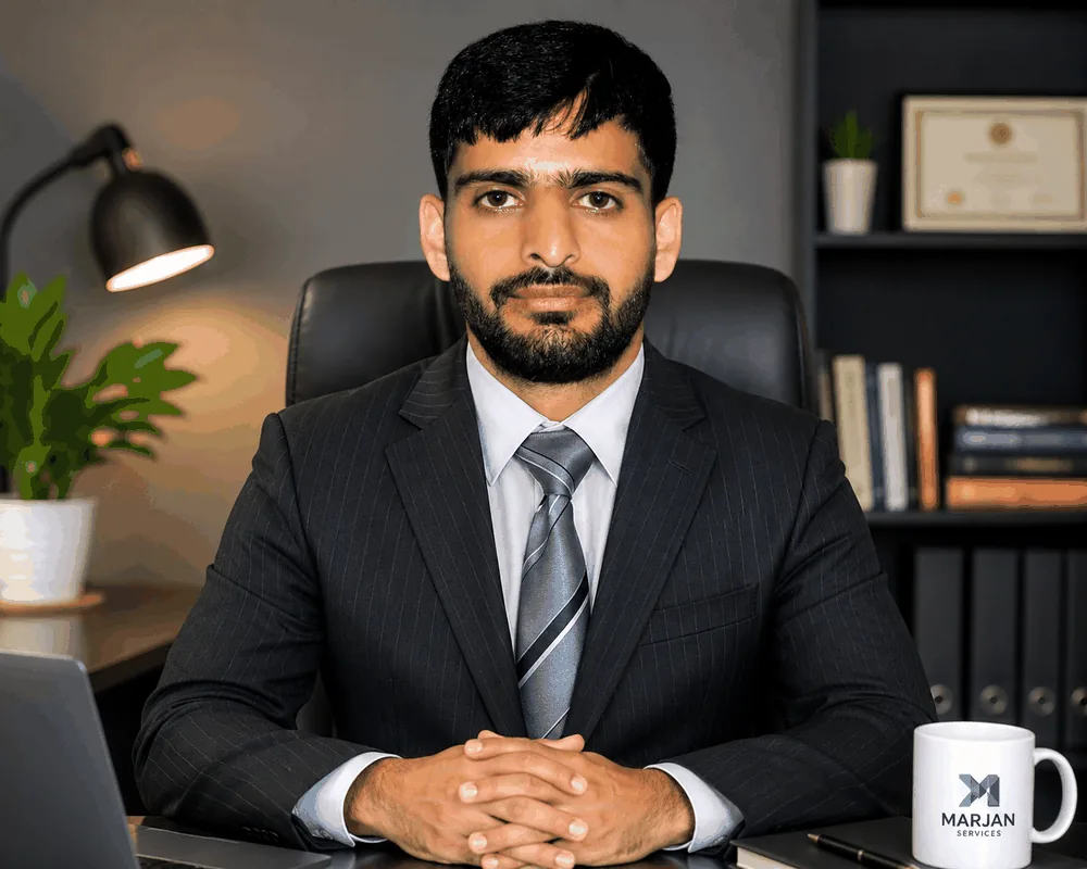 Syed Abdul Quddus, founder of Marjan Professional Writing Marketplace